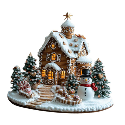CALANDIS Christmas Gingerbread House Tabletop Ornament