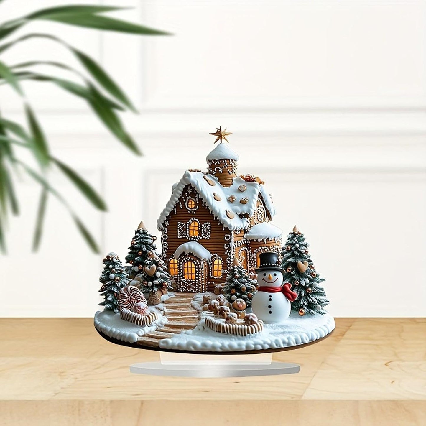 CALANDIS Christmas Gingerbread House Tabletop Ornament
