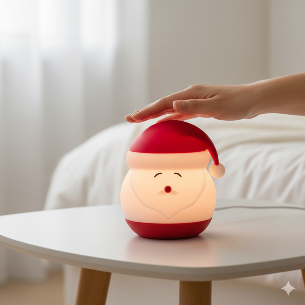 Red Hat Santa Mood Lamp
