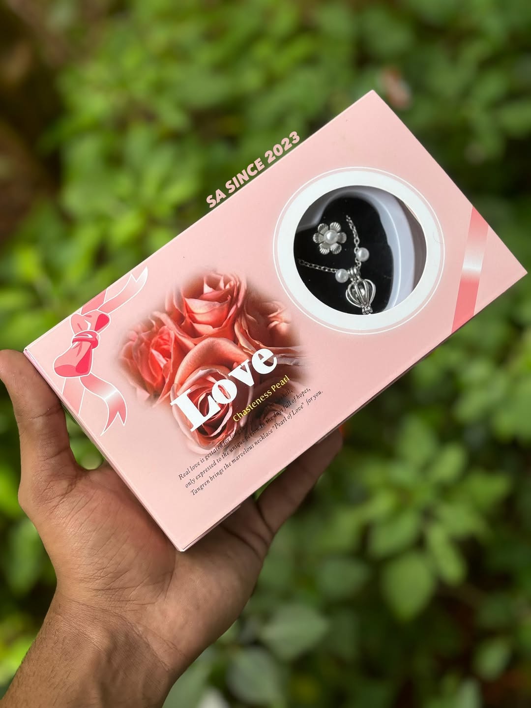 A Oyster Pearl Necklace Kit  Real Pearl in Oyster with Chain